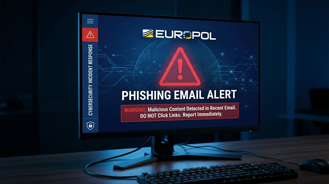 Arnaque e-mail Europol : comment reconnaître un faux message et que faire ?